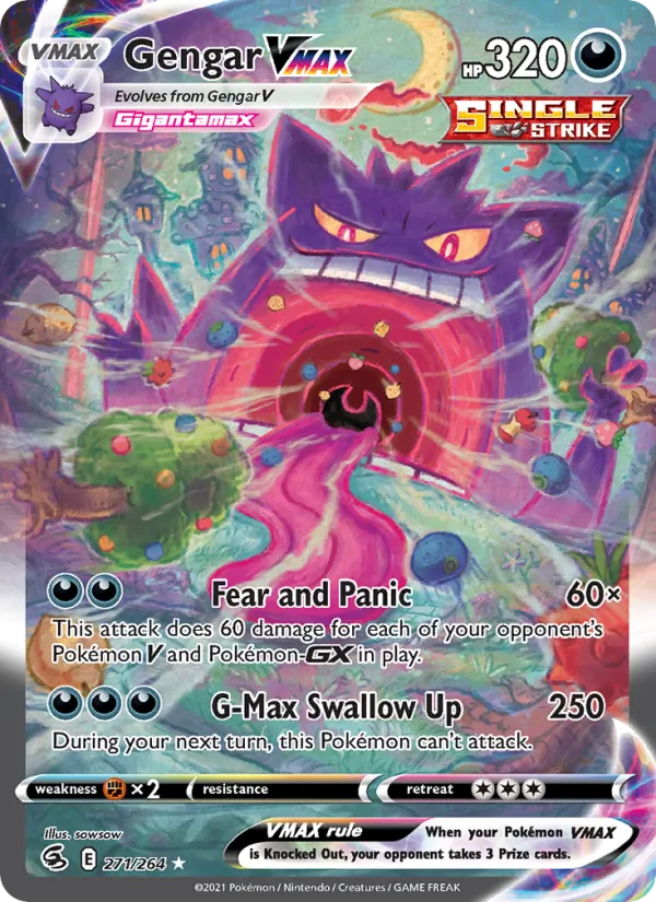Gengar VMAX card artwork